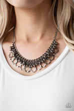 Load image into Gallery viewer, Ring Leader Radiance Black Gunmetal Necklace Paparazzi Accessories