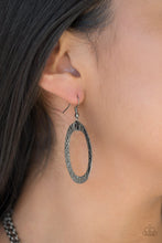 Load image into Gallery viewer, Glimmer Goals Black Gunmetal Necklace Paparazzi Accessories