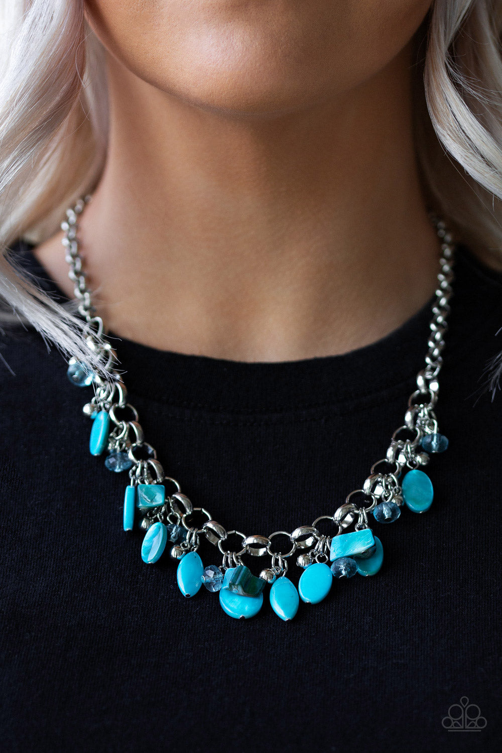 I Want to Sea The World Blue Necklace Paparazzi Accessories