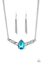 Load image into Gallery viewer, Way To Make An Entrance Blue Necklace Paparazzi Accessories