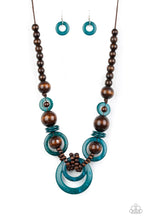 Load image into Gallery viewer, Boardwalk Party Blue Necklace Paparazzi Accessories