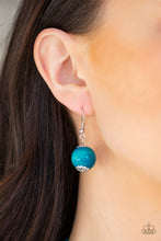 Load image into Gallery viewer, Panama Panorama Blue Wooden Necklace Paparazzi Accessories