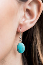 Load image into Gallery viewer, Divide and RULER Blue Stone Necklace Paparazzi Accessories