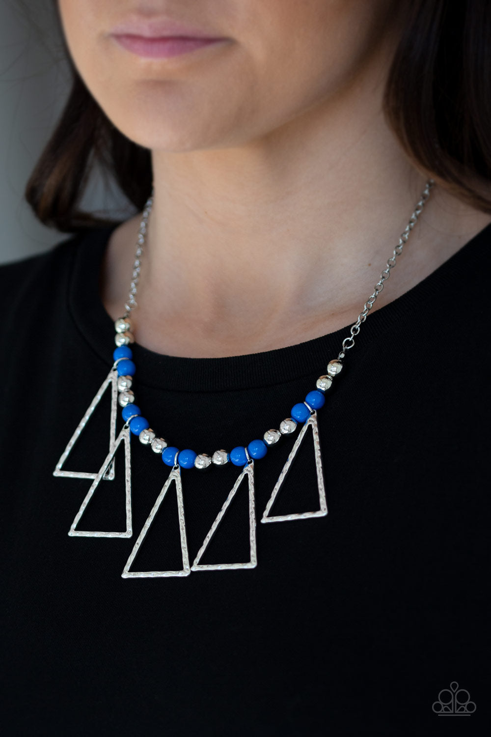 Terra Nouveau Blue Necklace Paparazzi Accessories
