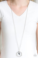 Load image into Gallery viewer, Chicly Geocentric Blue Necklace Paparazzi Accessories