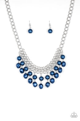 5th Avenue Fleek - Blue Pearl Necklace Paparazzi Accessories