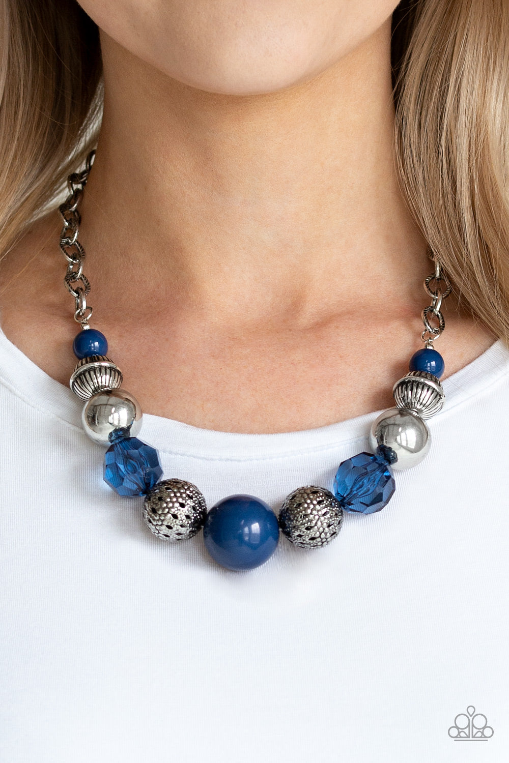 Sugar Sugar Blue Necklace Paparazzi Accessories