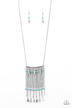 Load image into Gallery viewer, On The Fly Blue Necklace Paparazzi Accessories