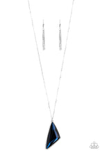 Load image into Gallery viewer, Ultra Sharp Blue Necklace Paparazzi Accessories