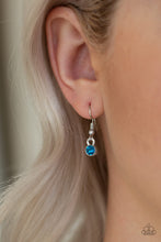 Load image into Gallery viewer, Crystal Chic Blue Rhinestone Necklace Paparazzi Accessories