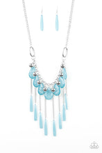 Load image into Gallery viewer, Roaring Riviera Blue Necklace Paparazzi Accessories