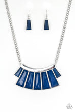 Load image into Gallery viewer, Glamour Goddess Blue Necklace Paparazzi Accessories