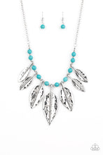 Load image into Gallery viewer, Highland Harvester Blue Necklace Paparazzi Accessories