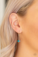 Load image into Gallery viewer, Dainty Distraction Blue Necklace Paparazzi Accessories