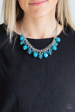 Fiesta Fabulous Blue Necklace Paparazzi Accessories