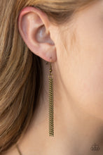 Load image into Gallery viewer, Totally Worth the TASSEL - Brass Necklace Paparazzi Accessories