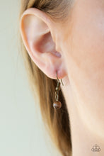 Load image into Gallery viewer, Let Stem Talk Brass Necklace Paparazzi Accessories