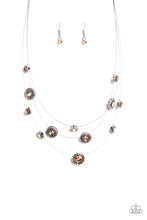 Load image into Gallery viewer, Sheer Thing! Brown Rhinestone Necklace Paparazzi Accessories