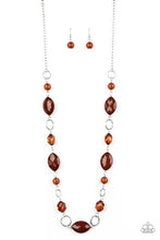 Load image into Gallery viewer, Shimmer Simmer Brown Necklace Paparazzi Accessories