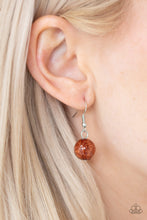 Load image into Gallery viewer, Shimmer Simmer Brown Necklace Paparazzi Accessories