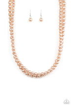 Load image into Gallery viewer, Woman Of The Century Brown Pearl Necklace Paparazzi Accessories