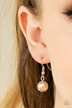 Load image into Gallery viewer, Woman Of The Century Brown Pearl Necklace Paparazzi Accessories