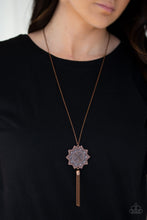 Load image into Gallery viewer, From Sunup to Sundown Copper Necklace Paparazzi Accessories