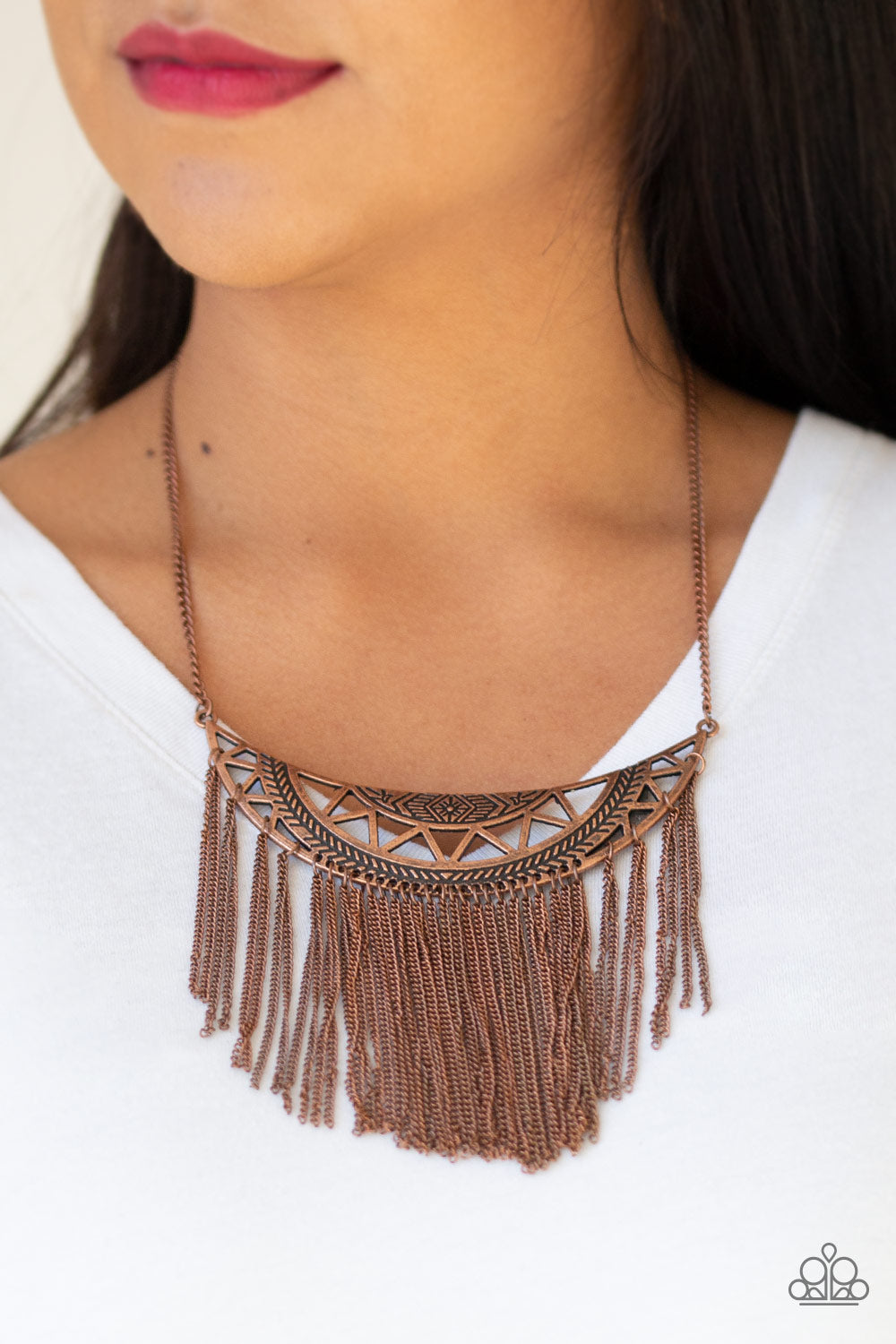 Empress Excursion Copper Necklace Paparazzi Accessories