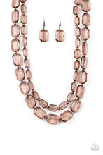 Load image into Gallery viewer, Ice Bank Copper Acrylic Necklace Paparazzi Accessories
