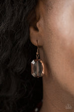 Load image into Gallery viewer, Ice Bank Copper Acrylic Necklace Paparazzi Accessories