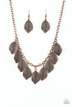 Load image into Gallery viewer, A True Be-Leaf-er Copper Necklace Paparazzi Accessories