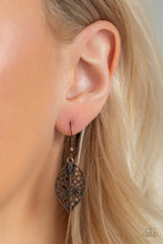Load image into Gallery viewer, Leafy Lagoon Copper Necklace Paparazzi Accessories
