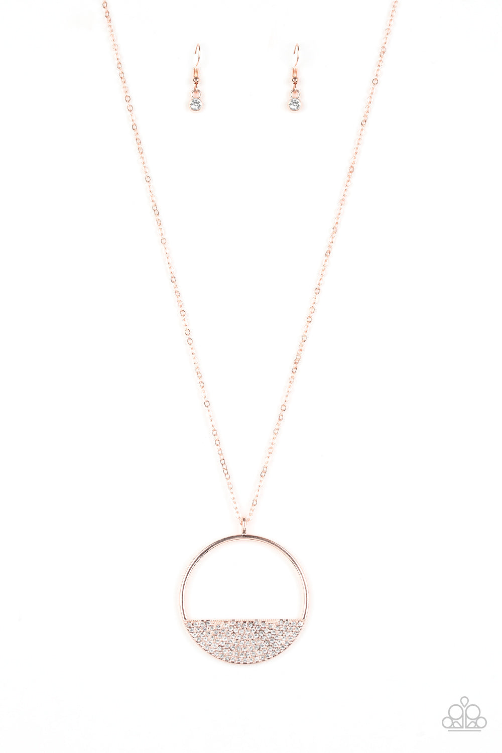 Bet Your Bottom Dollar - Rose Gold Necklace Paparazzi Accessories