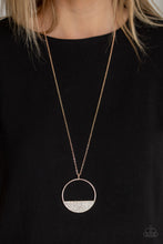 Load image into Gallery viewer, Bet Your Bottom Dollar - Rose Gold Necklace Paparazzi Accessories