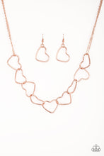 Load image into Gallery viewer, Unbreak My Heart - Rose Gold Necklace Paparazzi Accessories