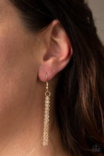 Load image into Gallery viewer, Straight From the Heart Gold Necklace Paparazzi Accessories