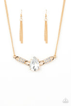 Load image into Gallery viewer, Way To Make An Entrance Gold Necklace Paparazzi Accessories