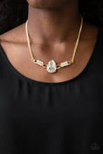 Load image into Gallery viewer, Way To Make An Entrance Gold Necklace Paparazzi Accessories