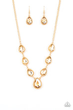 Load image into Gallery viewer, Social Socialite Gold Necklace Paparazzi Accessories