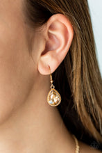 Load image into Gallery viewer, Social Socialite Gold Necklace Paparazzi Accessories