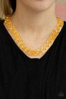 Put It On Ice Gold Necklace Paparazzi Accessories