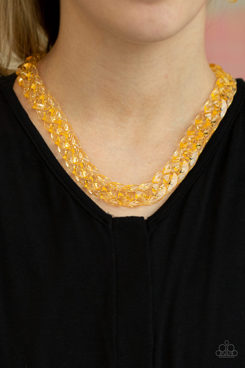 Put It On Ice Gold Necklace Paparazzi Accessories