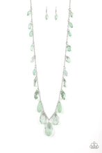 Load image into Gallery viewer, Glow and Steady Wins the Race Green Necklace Paparazzi Accessories