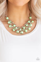 Load image into Gallery viewer, Seaside Soiree Green Necklace Paparazzi Accessories