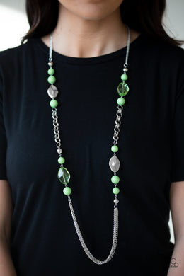 Marina Majesty Green Necklace Paparazzi Accessories