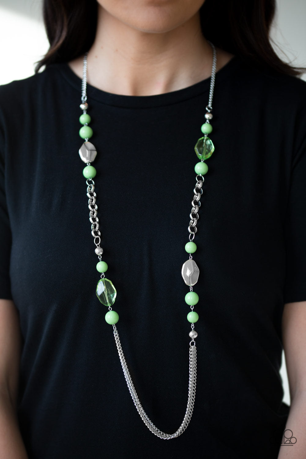 Marina Majesty Green Necklace Paparazzi Accessories