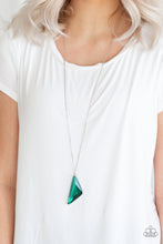 Load image into Gallery viewer, Ultra Sharp Green Necklace Paparazzi Accessories