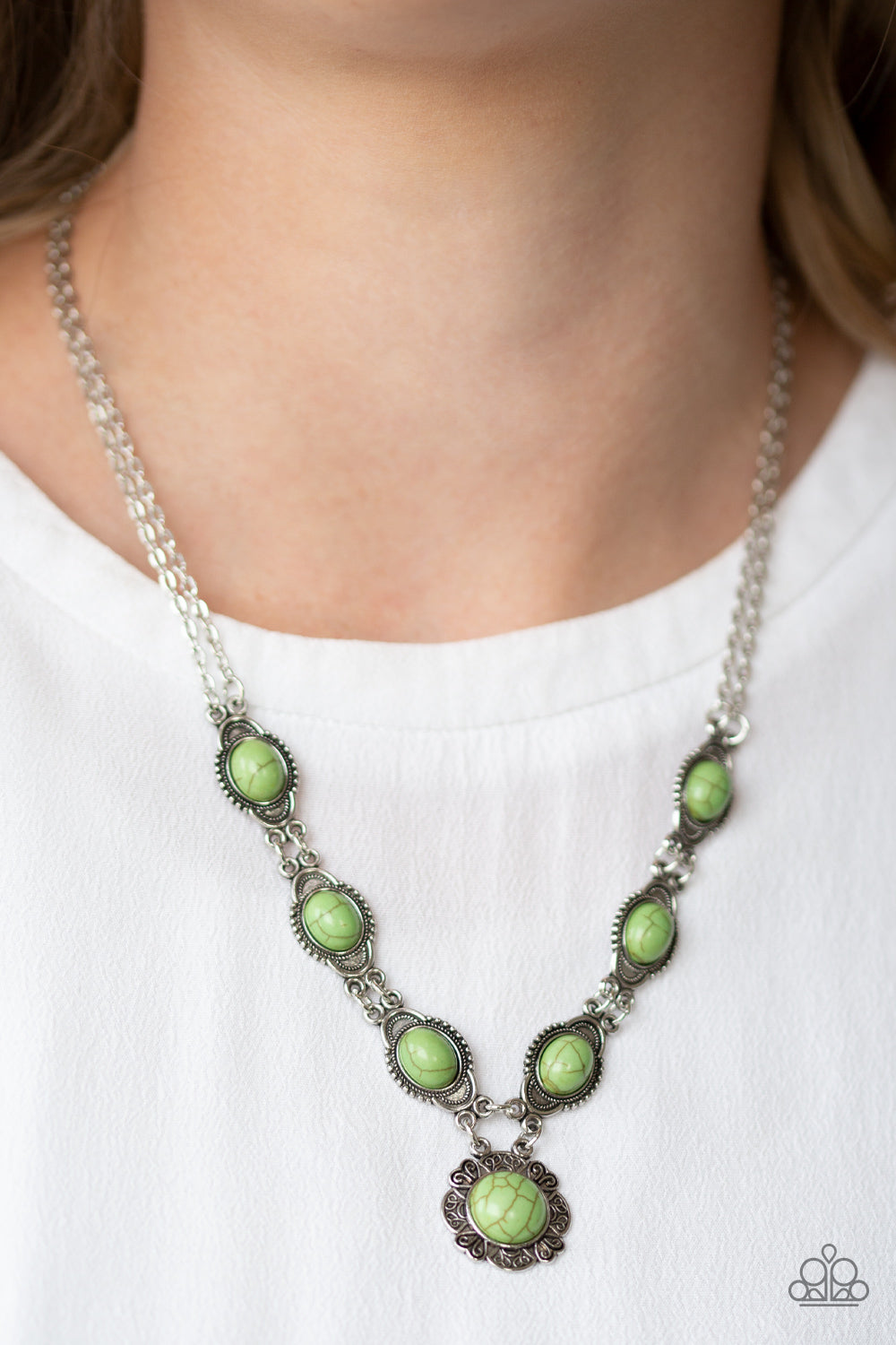 Desert Dreamin Green Necklace Paparazzi Accessories