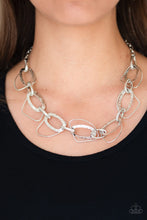 Load image into Gallery viewer, Very Avant-Garde Silver Necklace Paparazzi Accessories