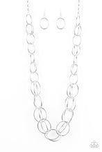 Load image into Gallery viewer, Elegantly Ensnared Silver Necklace Paparazzi Accessories